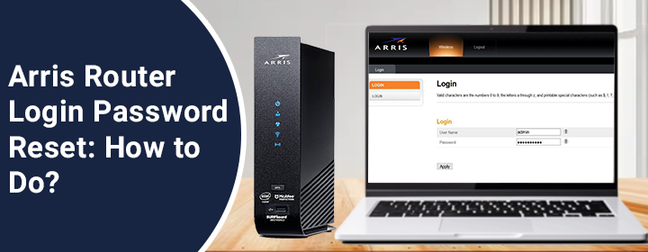 arris router login password reset