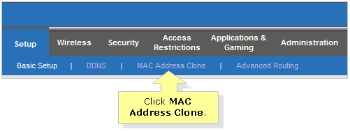 Clone PC’s MAC Address