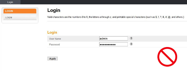 Router Login Password Reset Not Working